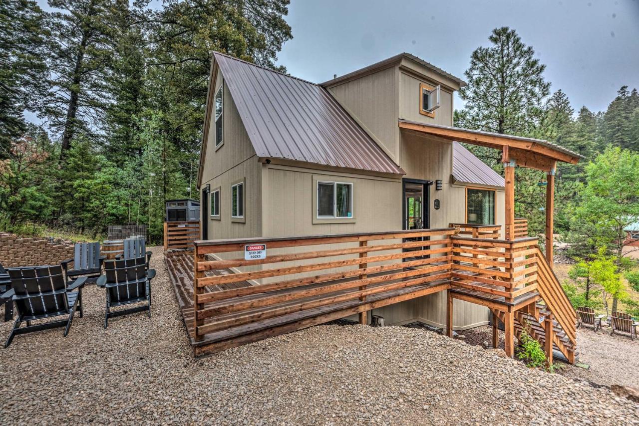 On The Rocks - A Modern Home With Decks And Views Cloudcroft Buitenkant foto