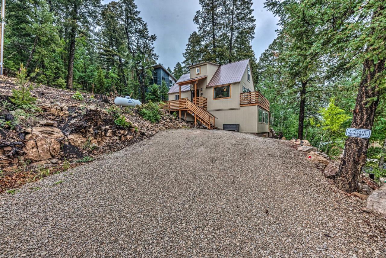 On The Rocks - A Modern Home With Decks And Views Cloudcroft Buitenkant foto
