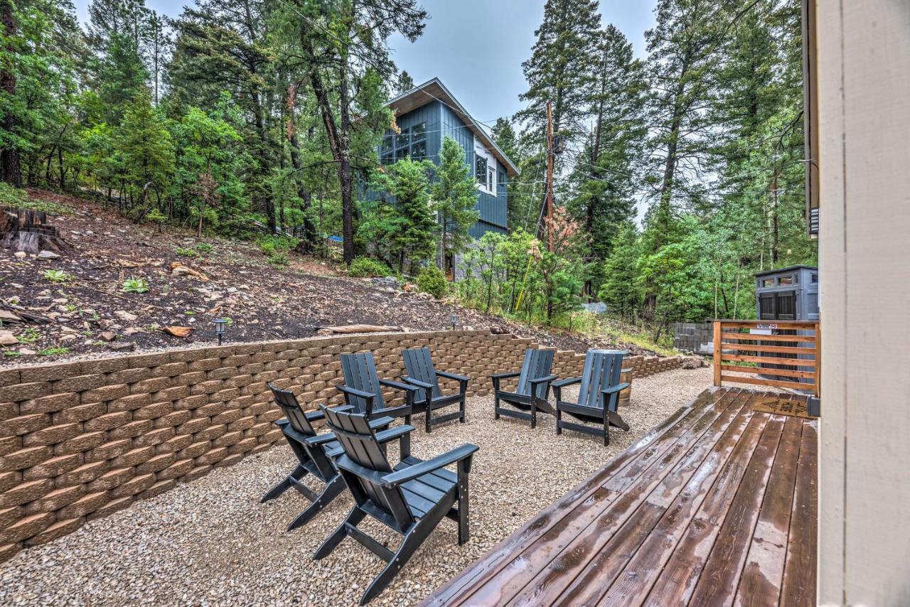 On The Rocks - A Modern Home With Decks And Views Cloudcroft Buitenkant foto